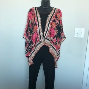 Floral Print Kimono